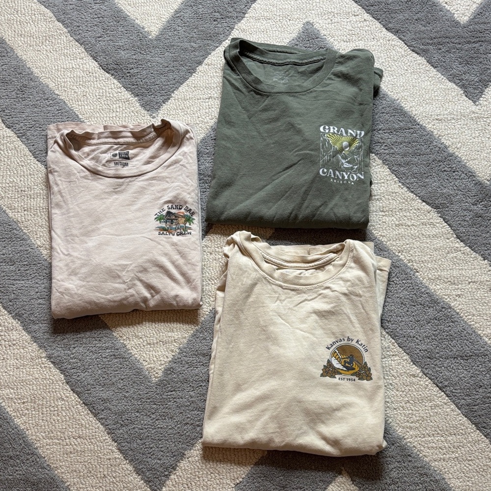 Set of 3 Tilly’s Men’s T-Shirts